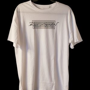 Karl Lagerfeld Soft White Signature Logo T-Shirt - NWT